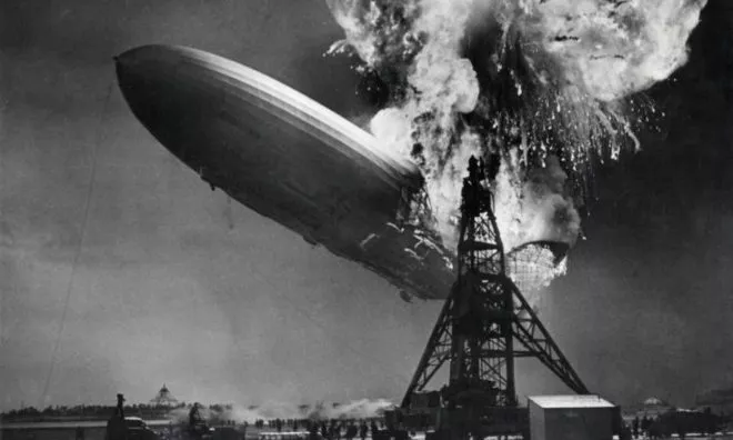 OTD in 1937: The Hindenburg zeppelin caught fire and was destroyed while attempting to dock in New Jersey.