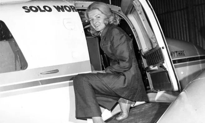 OTD in 1966: Sheila Scott became the first woman to fly solo around the world.