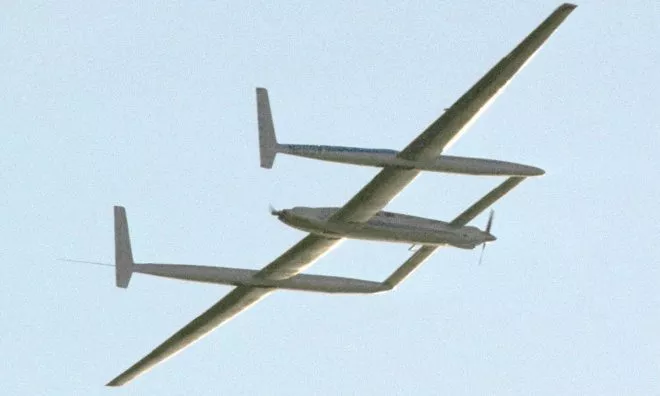 OTD in 1986: The first aircraft flew around the world without stopping or refueling.