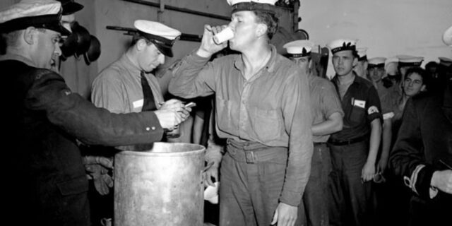 OTD in 1990: The New Zealand Navy ended its daily allowance of rum to their sailors.