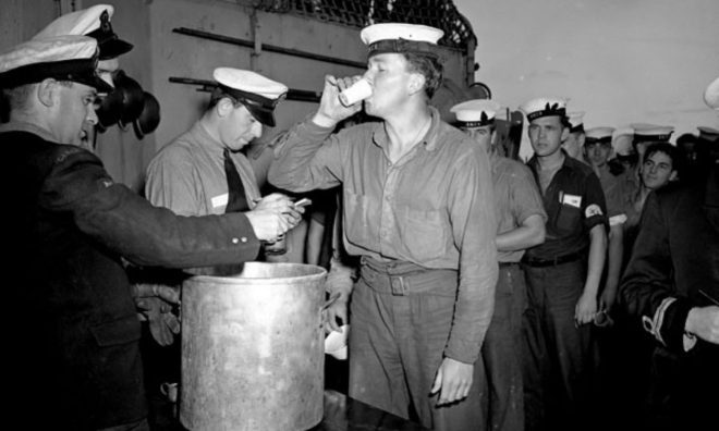 OTD in 1990: The New Zealand Navy ended its daily allowance of rum to their sailors.