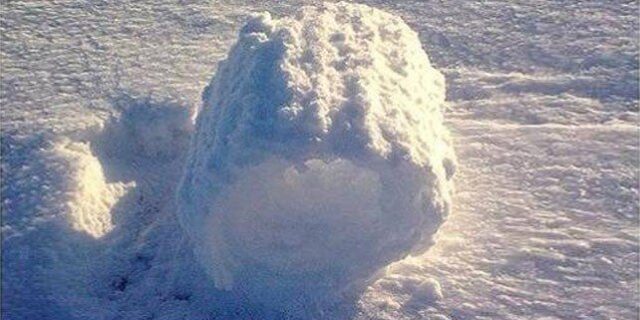 OTD in 2010: Giant self-rolling snowballs were found in the UK.