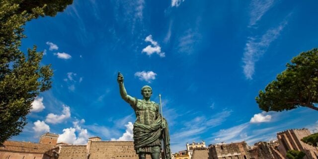 OTD in 27BC: Gaius Julius Caesar Octavian became the first Roman Emperor.