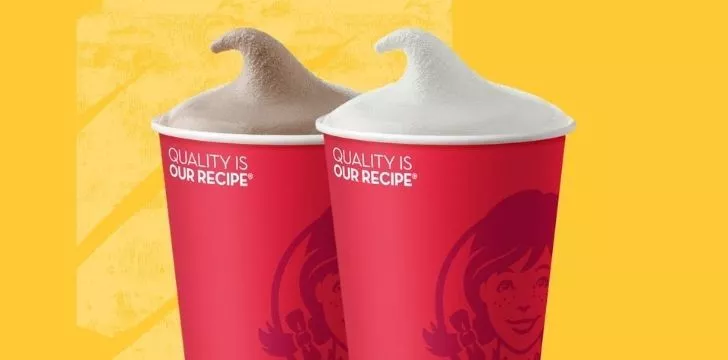 Two Wendy's Frostys