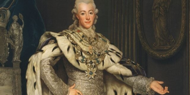 OTD in 1792: King Gustav III of Sweden was shot during a masquerade ball at the Royal Opera Hall in Stockholm.