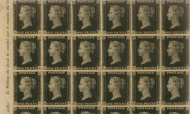 OTD in 1840: The world's first adhesive postage stamp