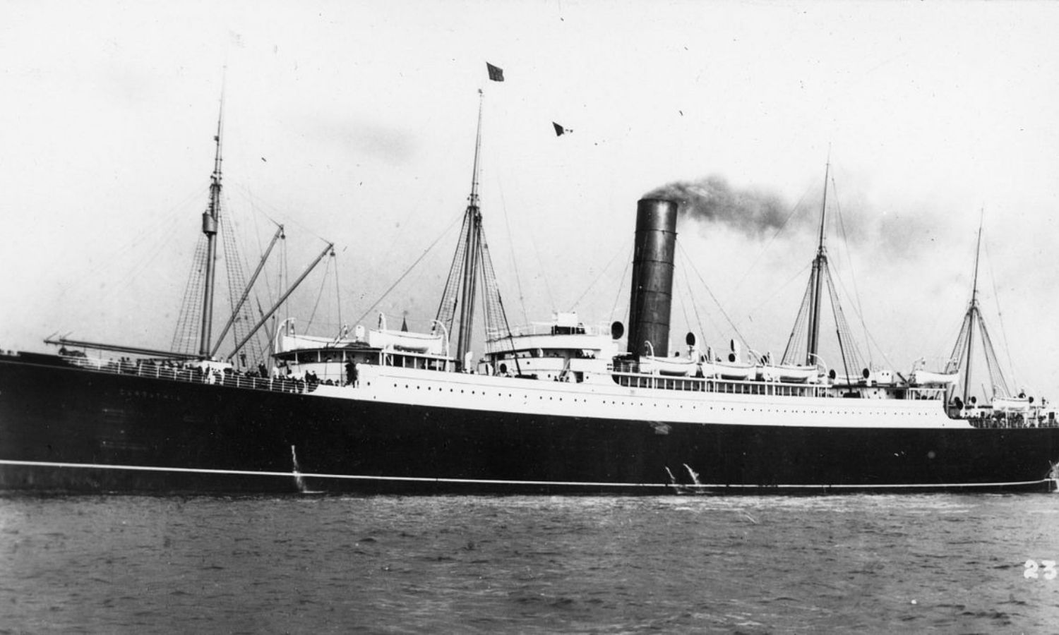 OTD in 1912: 705 survivors of the Titanic arrived in New York City on board the Cunard Liner Carpathia.