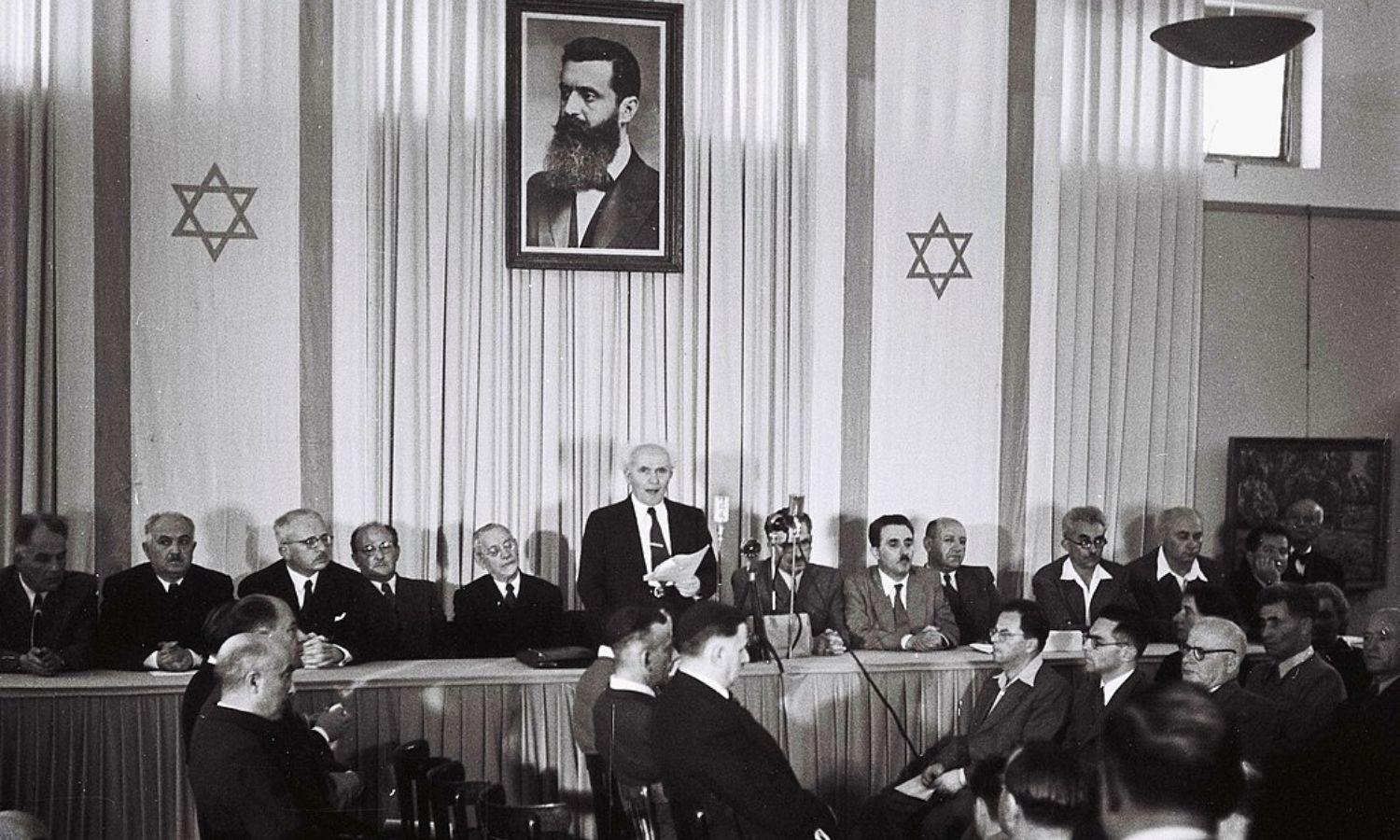 OTD in 1948: Israel declared independence from the British administration.