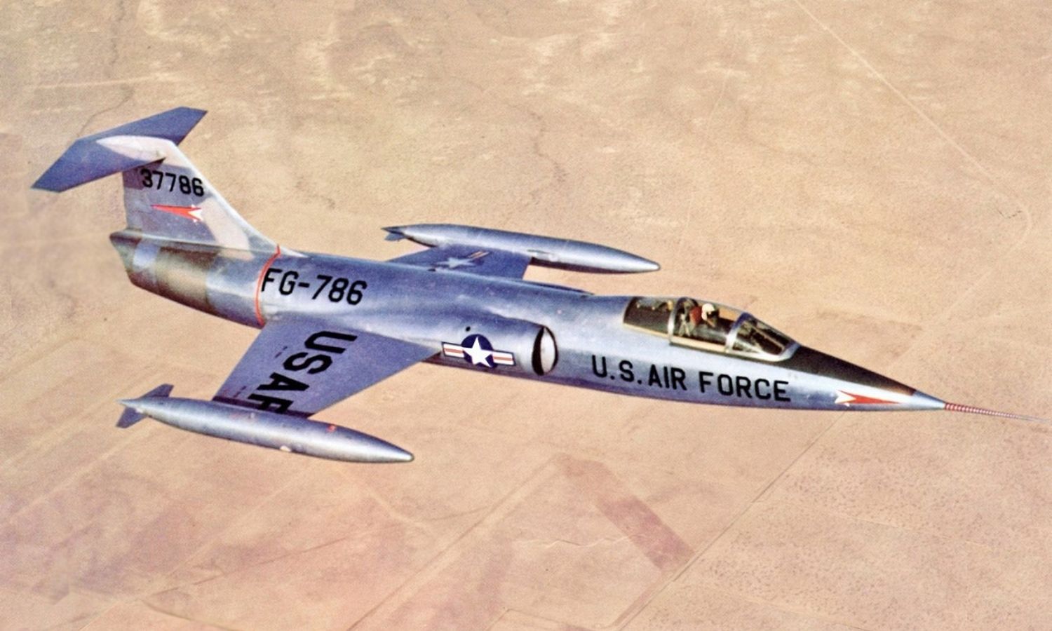 OTD in 1958: US Air Force Major Howard Johnson set the world aircraft altitude record in a Lockheed F-104 Starfighter. He broke the world altitude record by flying to 91