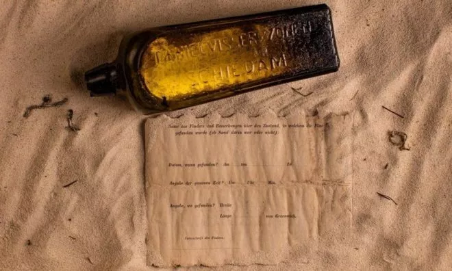 OTD in 2018: The world's oldest message in a bottle was found.