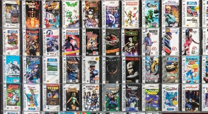Many games in their cases