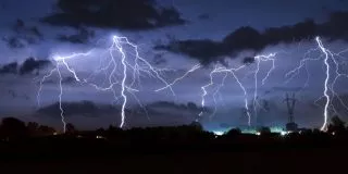 What causes thunder and lightning?