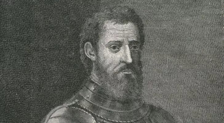 A drawing of Giovanni da Verrazzona