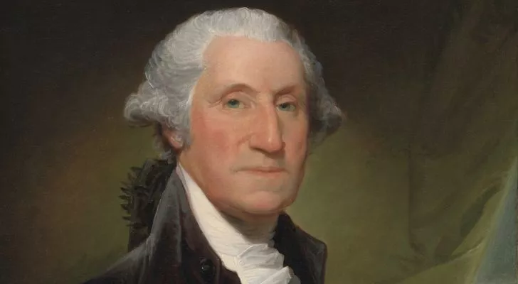 A painting of George Washington