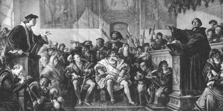 OTD in 1519: Martin Luther had a public debate with theologian Johann Eck at Pleissenburg Castle in Leipzig.