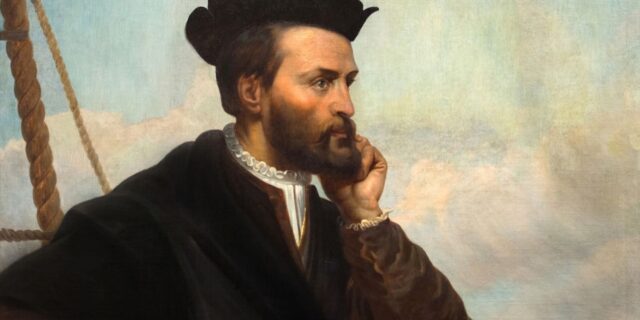 OTD in 1534: French-Breton explorer Jacques Cartier arrived in Canada and planted a cross into the ground to claim the land for France.