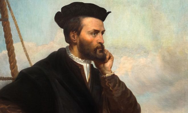OTD in 1534: French-Breton explorer Jacques Cartier arrived in Canada and planted a cross into the ground to claim the land for France.