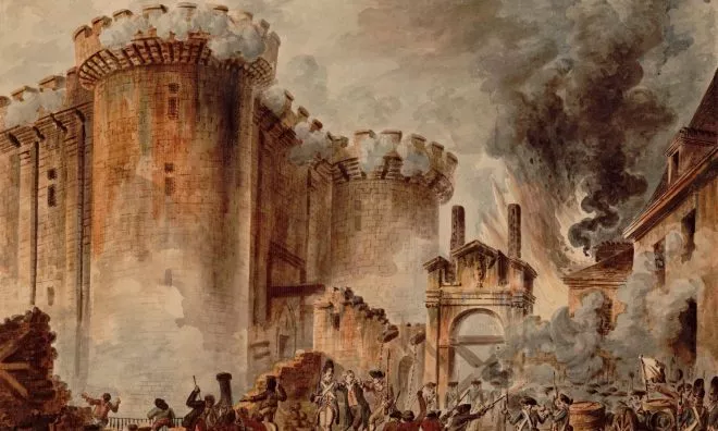 OTD in 1789: The French Revolution began when the Parisians invaded Bastille Prison.