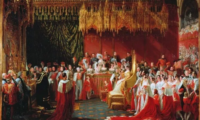 OTD in 1838: Queen Victoria took to the throne during her coronation on this day at Westminster Abbey