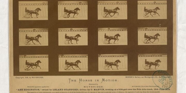OTD in 1878: The first motion picture was filmed using several cameras to capture galloping horses.