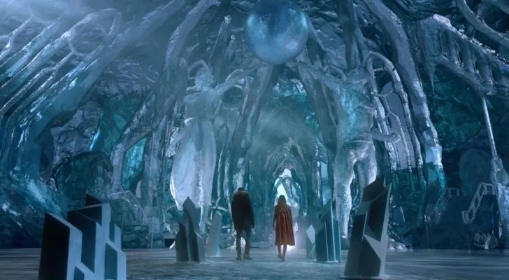 The magical looking fortress of solitude