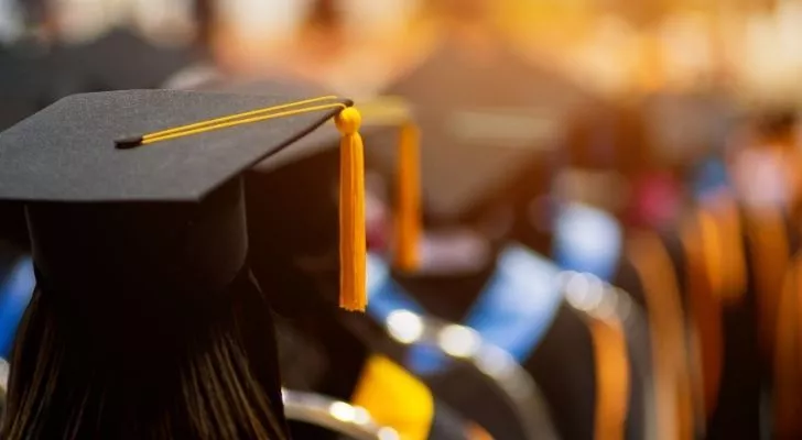 Students at their graduation