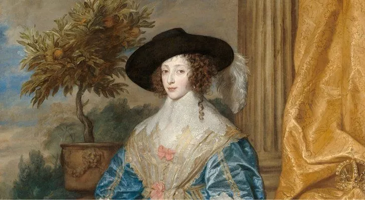 A painting of Queen Henrietta Maria