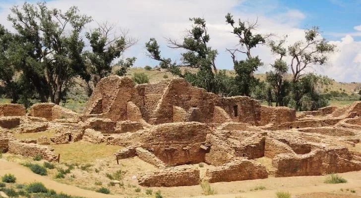 Aztec ruins in New Mexico