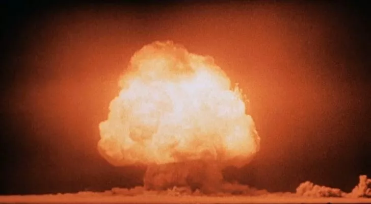 The Trinity bomb detonation