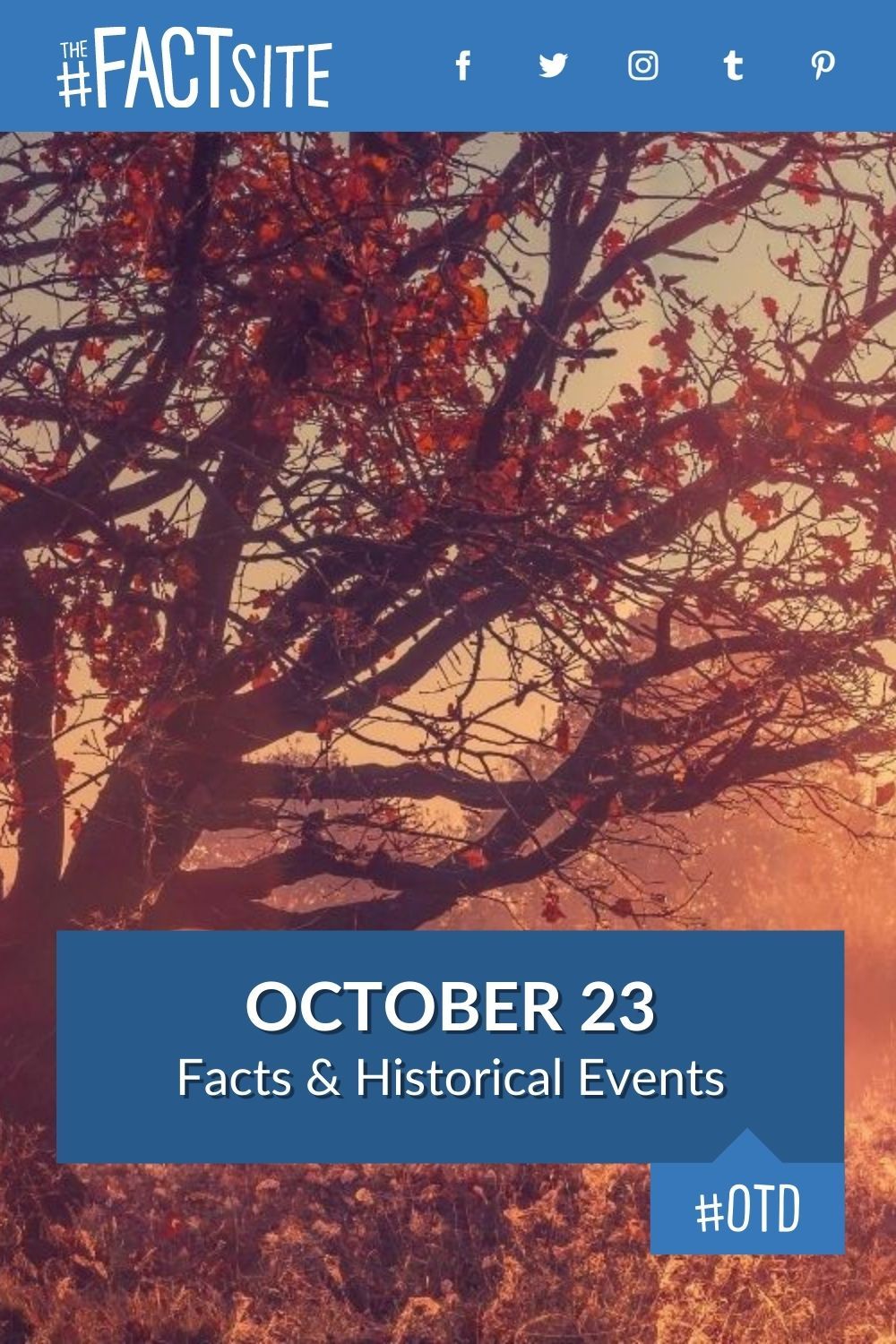 Facts & Historic Events That Happened on October 23