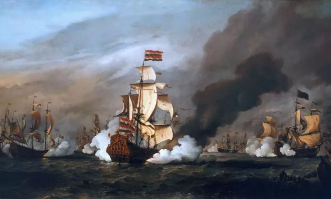 OTD in 1673: The naval battle of Texel took place in the North Sea.