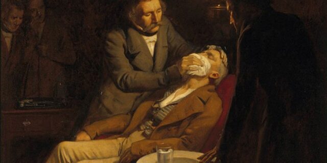 OTD in 1846: Anesthetic was used for the first time on a dental patient by Dr. William Morton.