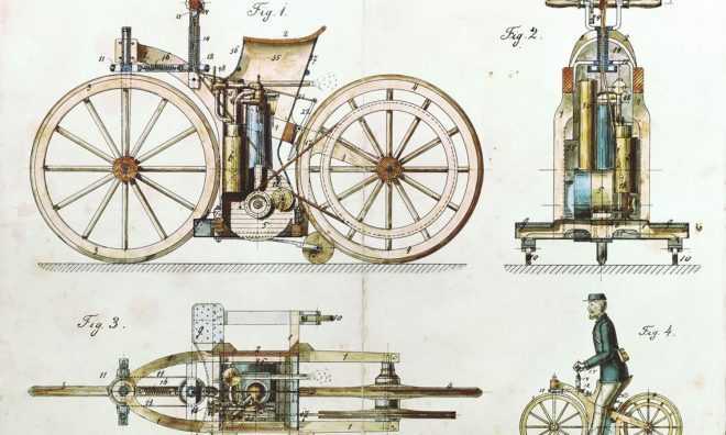 OTD in 1885: German engineer Gottlieb Daimler unveiled the world's first motorcycle