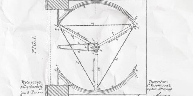 OTD in 1888: American inventor Theophilus Van Kannel was granted the patent for the revolving door.