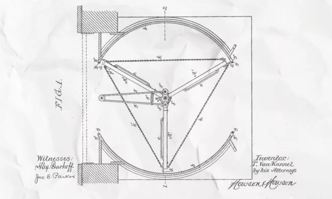 OTD in 1888: American inventor Theophilus Van Kannel was granted the patent for the revolving door.