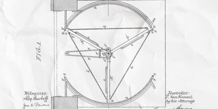 OTD in 1888: American inventor Theophilus Van Kannel was granted the patent for the revolving door.