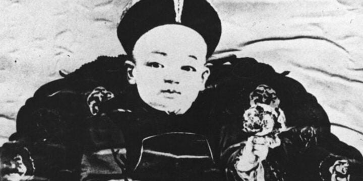 OTD in 1908: The Chinese child Emperor Pu Yi ascended the Chinese throne at the age of two.