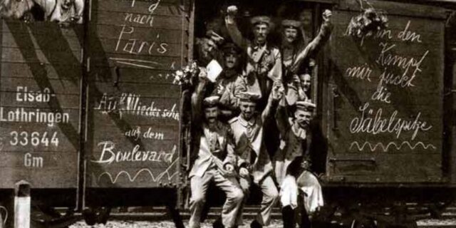 OTD in 1914: Germany declared war on France and sent its first wave of troops to Belgium to start the attack.