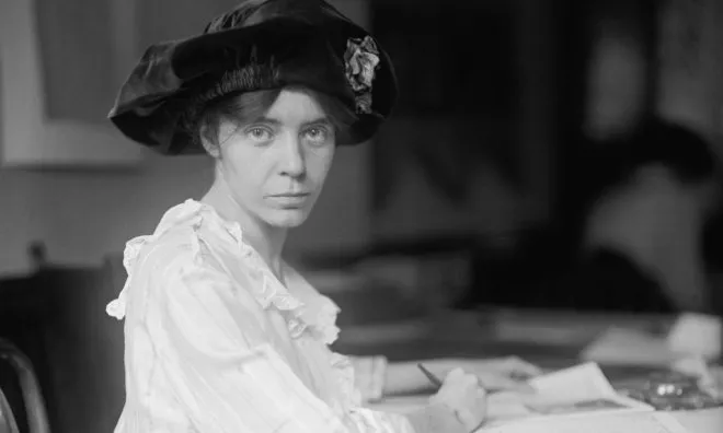 OTD in 1917: American suffragist Alice Paul was sentenced to seven months in prison for obstructing traffic in Washington caused by the Women's Rights march she organized.