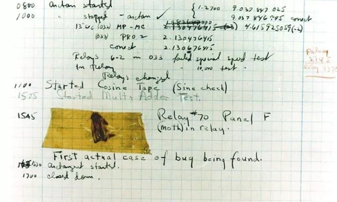 OTD in 1947: Grace Hopper fell victim to the first-ever computer bug after removing a moth from her Harvard Mark II computer.