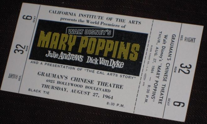 OTD in 1964: Disney's Mary Poppins was released and premiered at Grauman's Chinese Theatre in Los Angeles.