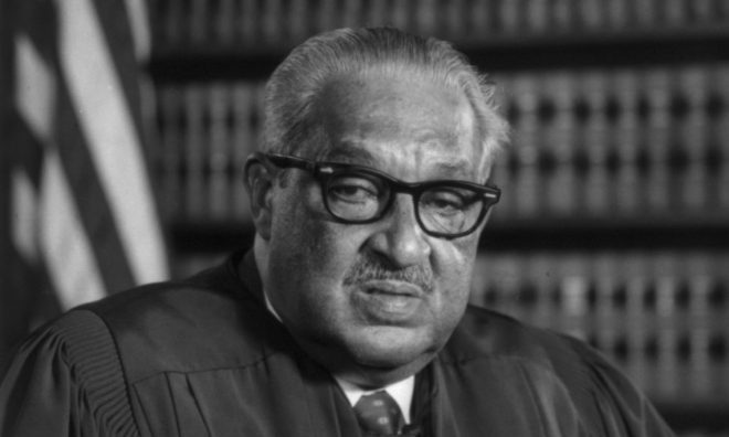 OTD in 1967: Thurgood Marshall sworn in as the first black US Supreme Court Justice.