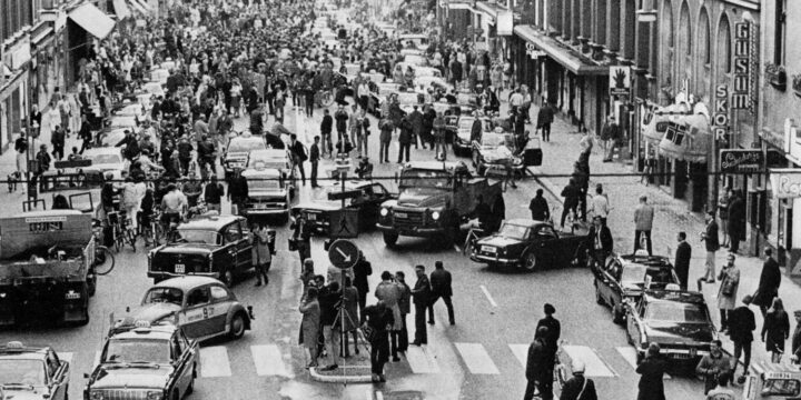 OTD in 1967: Sweden switched from driving on the left side of the road to the right side.