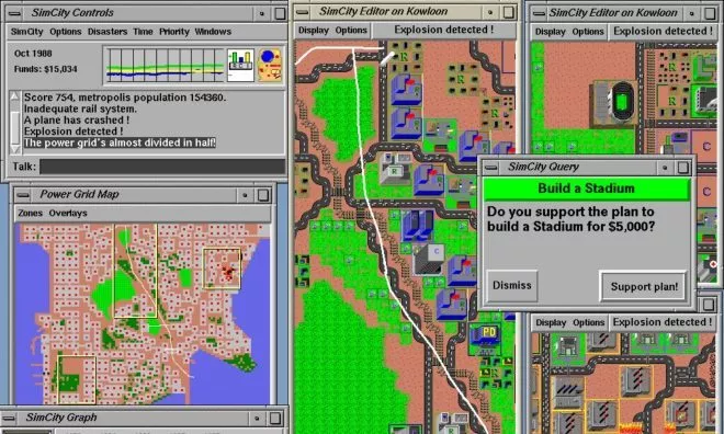 OTD in 1989: The city planning simulation game SimCity was released for the Apple Macintosh.