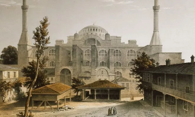 OTD in 537: Hagia Sophia was inaugurated by the Emperor Justinian I as an Eastern Orthodox cathedral.