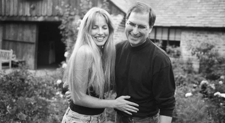 Laurene Powell ile Steve Jobs
