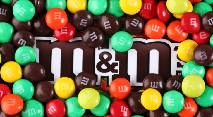 M&M's - Lots of them!