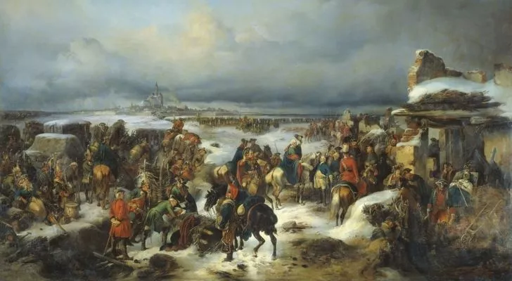 An artist impression of the Seven Years War