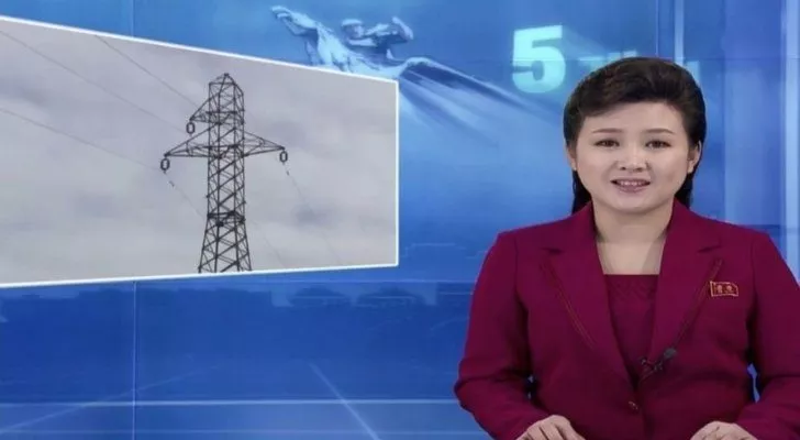 The news on TV in North Korea