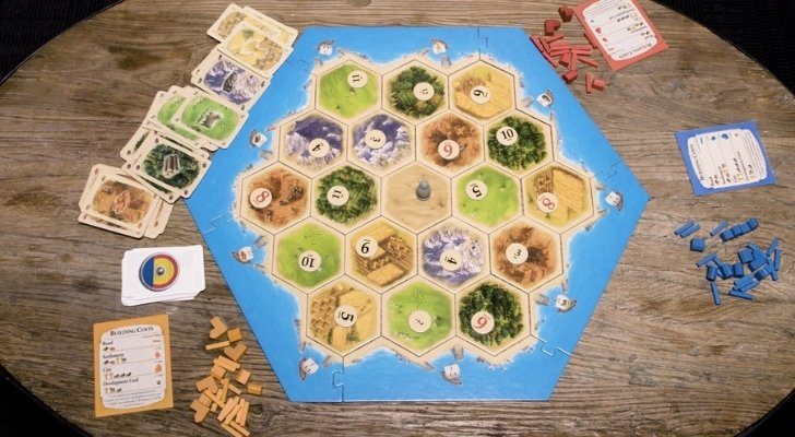 Juego de mesa clásico The Settlers of Catan